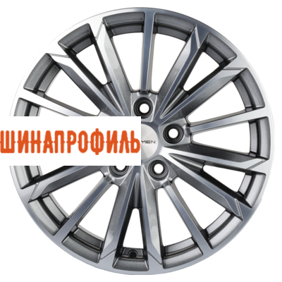 Диски Khomen Wheels Khomen Wheels KHW1611 (Optima/Soul) 6,5x16 5x114,3 ET47 D67,1 Gray-FP