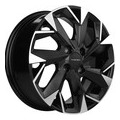 Диски Khomen Wheels Khomen Wheels KHW1402 (Corolla/X-RAY/Logan) 5,5x14 4x100 ET43 D60,1 Black-FP