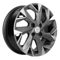 Диски Khomen Wheels Khomen Wheels KHW1402 (Corolla/X-RAY/Logan) 5,5x14 4x100 ET43 D60,1 Gray-FP