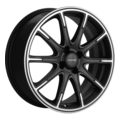 Khomen Wheels KHW1707 (Lada Granta) 6,5x17 4x98 ET38 D58,6 Black-FP matt