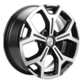 Диски Khomen Wheels Khomen Wheels KHW1710 (Coolray) 6,5x17 5x114,3 ET45 D54,1 Black-FP