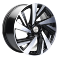 Диски Khomen Wheels Khomen Wheels KHW1801 (Chery Tiggo) 7,5x18 5x108 ET40 D60,1 Black-FP