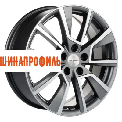 Диски Khomen Wheels Khomen Wheels KHW1802 (Chery Tiggo) 7x18 5x108 ET40 D60,1 Gray-FP