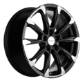 Диски Khomen Wheels Khomen Wheels KHW1808 (RAV4) 7,5x18 5x114,3 ET45 D60,1 Black-FP