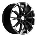 Диски Khomen Wheels Khomen Wheels KHW1808 (Tugella/Jaguar XF/F-Pace) 7,5x18 5x108 ET46 D63,4 Black-FP