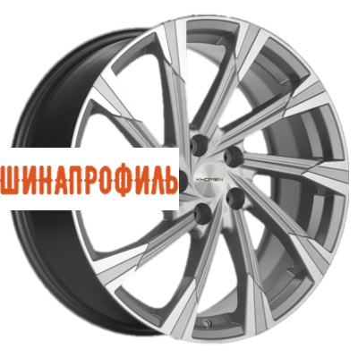 Диски Khomen Wheels Khomen Wheels KHW1901 (Soul/Seltos/Sonata) 7,5x19 5x114,3 ET49 D67,1 Brilliant Silver-FP