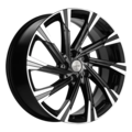 Диски Khomen Wheels Khomen Wheels KHW1901 (Tugella) 7,5x19 5x108 ET46 D63,4 Black-FP