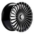 Khomen Wheels KHW2008 (Mercedes Front) 8,5x20 5x112 ET43 D66,6 Black-FP