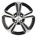 Khomen Wheels KHW1502 (Vesta) 6x15 4x100 ET50 D60,1 Black-FP