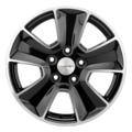 Диски Khomen Wheels Khomen Wheels KHW1601 (Duster) 6,5x16 5x114,3 ET50 D66,1 Black-FP