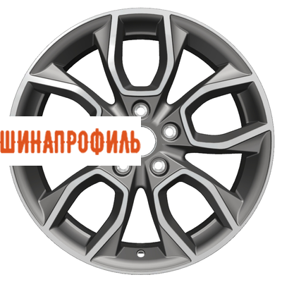 Диски Khomen Wheels Khomen Wheels KHW1713 (CX-5/i40/X-Trail) 7x17 5x114,3 ET45 D67,1 Gray-FP