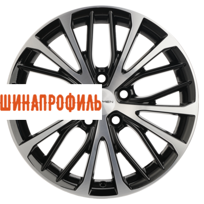 Диски Khomen Wheels Khomen Wheels KHW1705 (CX-5/i40/X-Trail) 7x17 5x114,3 ET45 D67,1 Black-FP