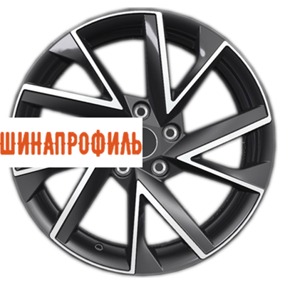 Диски Khomen Wheels Khomen Wheels KHW1714 (Audi A4) 7x17 5x112 ET49 D66,6 Black-FP