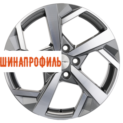 Диски Khomen Wheels Khomen Wheels KHW1712 (CX-5/Seltos/Optima) 7x17 5x114,3 ET50 D67,1 Gray-FP