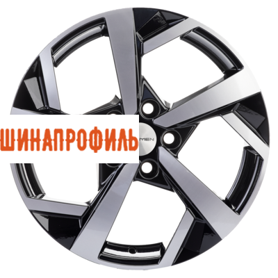 Диски Khomen Wheels Khomen Wheels KHW1712 (Jetta) 7x17 5x112 ET54 D57,1 Black-FP