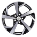 Диски Khomen Wheels Khomen Wheels KHW1712 (Teana/X-Trail) 7x17 5x114,3 ET45 D66,1 Black-FP
