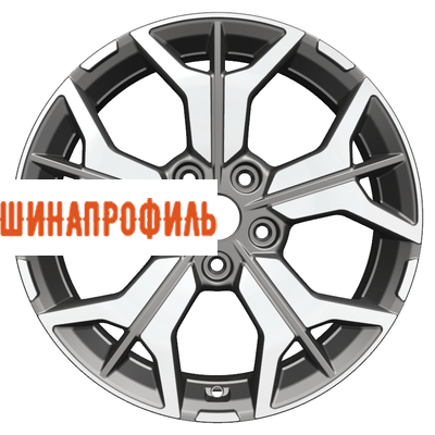 Диски Khomen Wheels Khomen Wheels KHW1715 (Jetta) 7x17 5x112 ET54 D57,1 Gray-FP
