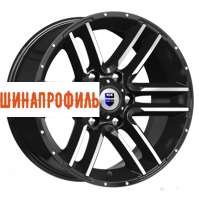 Диски КиК КиК Алгама (КС762) 8x17 6x139,7 ET10 D106,1 Алмаз черный