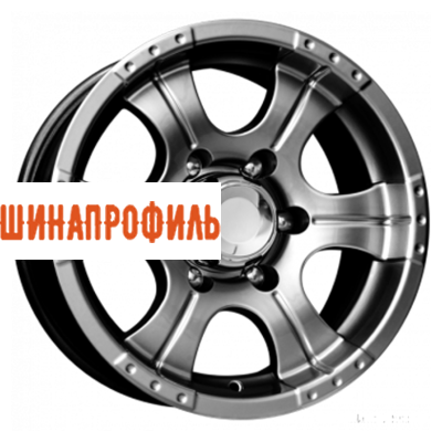 Диски КиК КиК Байконур Джип-рейд (КС465) 8x16 5x139,7 ET15 D110,1 Дарк платинум