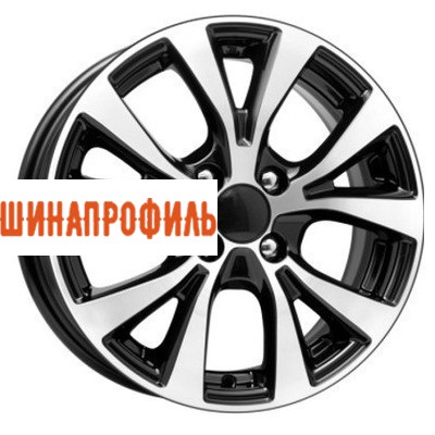 Диски КиК КиК КС685 6x15 4x100 ET48 D54,1 Алмаз черный