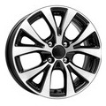 Диски КиК КиК КС685 6x15 4x100 ET48 D54,1 Алмаз черный