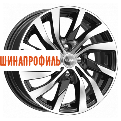 Диски КиК КиК КС882 6x15 4x100 ET40 D60,1 Алмаз черный
